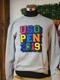 Sudadera Polo Ralph Lauren "US Open 2019" – Gris Melange (Talla S)